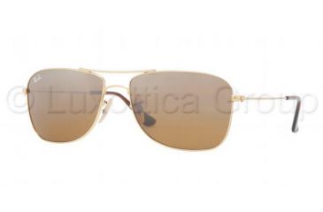 Image of Ray-Ban RB3477 Sunglasses 001/3K-5916 - Brown Frame, Brown Silver Mirror Gradient Lenses