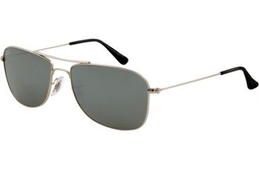 Image of Ray-Ban RB3477 Sunglasses 003/40-5916 - Silver Frame, Crystal Gray Mirror Lenses