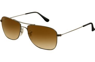 Image of Ray-Ban RB3477 Sunglasses 004/51-5916 - Gunmetal Frame, Crystal Brown Gradient Lenses