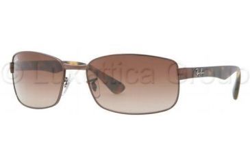 Image of Ray-Ban RB3478 Progressive Prescription Sunglasses RB3478-014-51-6317 - Lens Diameter 63 mm, Frame Color Brown