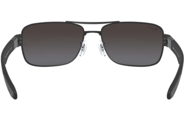 Image of Ray-Ban RB3522 Sunglasses 006/82-61 - Matte Black Frame, Grey Mirror Silver Polar Lenses