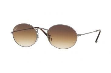 Image of Ray-Ban RB3547N Sunglasses 004/51-54 - Gunmetal Frame, Crystal Brown Gradient Lenses
