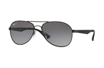 Image of Ray-Ban RB3549 Single Vision Prescription Sunglasses, 58mm, Black, RB3549-002-T3-58-SV