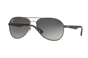 Image of Ray-Ban RB3549 Single Vision Prescription Sunglasses RB3549-029-11-61 - Lens Diameter 61 mm, Frame Color Matte Gunmetal