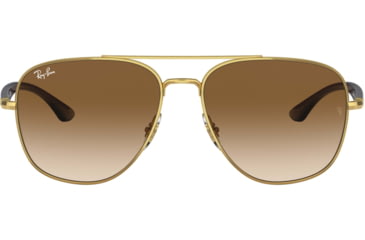 Image of Ray-Ban RB3683 Sunglasses, Clear Gradient Brown Lenses, Arista, 56, RB3683-001-51-56
