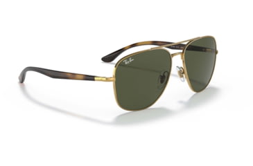 Image of Ray-Ban RB3683 Sunglasses, Green Lenses, Arista, 56, RB3683-001-31-56