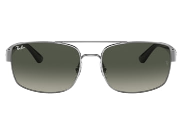 Image of Ray-Ban RB3687 Sunglasses - Mens, Gunmetal Frame, Grey Gradient Lens, 58, RB3687-004-71-58