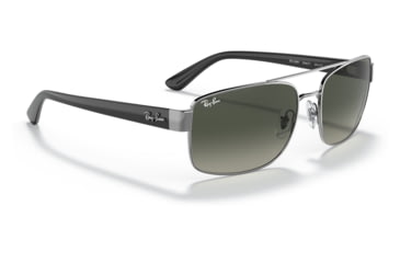 Image of Ray-Ban RB3687 Sunglasses - Mens, Gunmetal Frame, Grey Gradient Lens, 58, RB3687-004-71-58