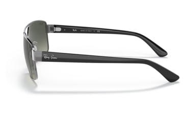Image of Ray-Ban RB3687 Sunglasses - Mens, Gunmetal Frame, Grey Gradient Lens, 58, RB3687-004-71-58