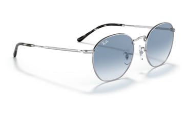 Image of Ray-Ban RB3772 Rob Sunglasses, Silver Frame, Clear Gradient Blue Lens, 54, RB3772-003-3F-54