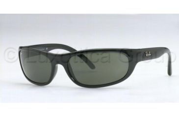 Image of Ray-Ban RB4033 Sunglasses 601-6017 - Black Crystal Green