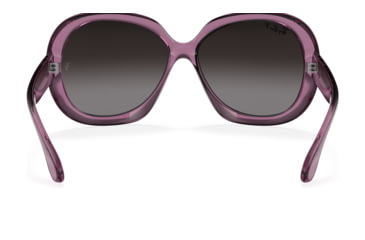 Image of Ray-Ban RB4098 Jackie Ohh II Sunglasses - Womens, Transparent Violet Frame, Grey Gradient Lens, Polarized, 60, RB4098-6591T3-60