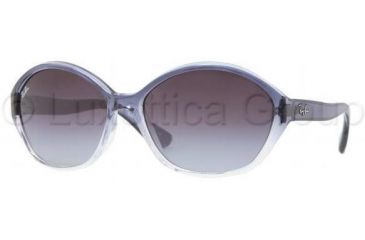 Image of Ray-Ban RB4164 Sunglasses 822/8G-6216 - Top Blu/Trasparent Gray Gradient