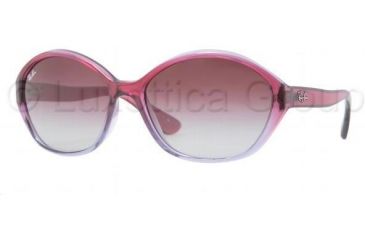 Image of Ray-Ban RB4164 Sunglasses 845/4Q-6216 - Red Gradient Violet Gradient