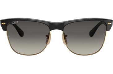 Image of Ray-Ban RB4175 Sunglasses 877/M3-57 - Demi Gloss Black Frame, Grey Gradient Dark Grey - Pola Lenses