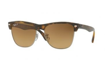 Image of Ray-Ban RB4175 Sunglasses 878/M2-57 - Demi Gloss Havana Frame, Brown Gradient Brown - Polar Lenses