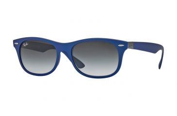Image of Ray-Ban RB4207 Progressive Prescription Sunglasses RB4207-60158G-52 - Lens Diameter 52 mm, Frame Color Matte Blue
