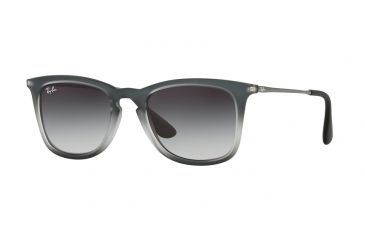 Image of Ray-Ban RB4221 Progressive Prescription Sunglasses RB4221-62268G-50 - Lens Diameter 50 mm, Frame Color Shot Grey On Black