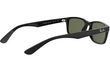 Image of Ray-Ban RB4234 Sunglasses 601/9A-58 - Black Frame, Polar Green Lenses