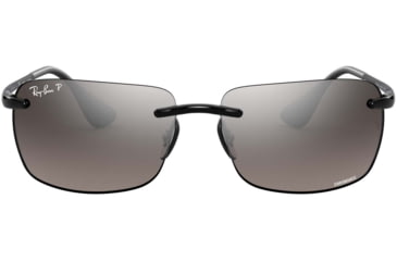 Image of Ray-Ban RB4255 Sunglasses 601/5J-60 - Shiny Black Frame, Grey Mirror Silver Lenses
