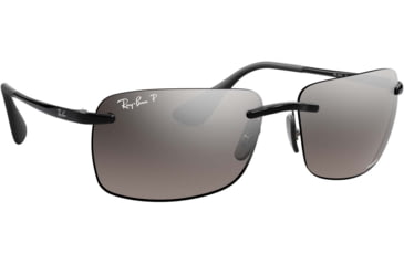 Image of Ray-Ban RB4255 Sunglasses 601/5J-60 - Shiny Black Frame, Grey Mirror Silver Lenses