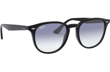 Image of Ray-Ban RB4259 Sunglasses 601/19-51 - Black Frame, Clear Gradient Light Blue Lenses