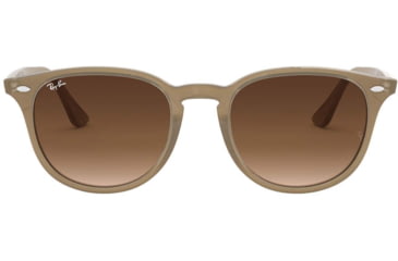Image of Ray-Ban RB4259 Sunglasses 616613-51 - Shiny Opal Beige Frame, Brown Gradient Lenses