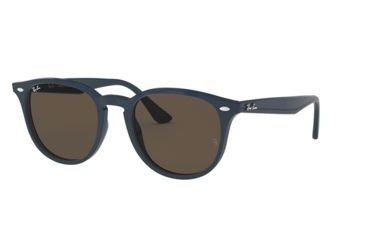 Image of Ray-Ban RB4259 Sunglasses 638073-51 - Blue Frame, Dark Brown Lenses
