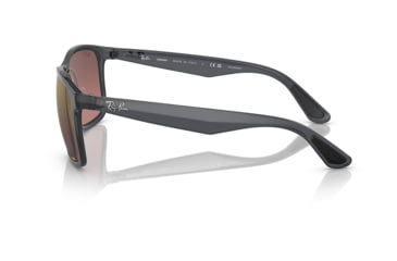 Image of Ray-Ban RB4264 Sunglasses - Men's, Grey Frame, Purple Mirror Gold Polarized Lens, 58, RB4264-876-6B-58