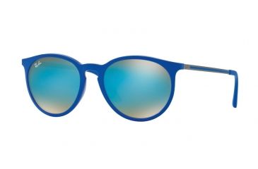 Image of Ray-Ban RB4274 Single Vision Prescription Sunglasses RB4274-6260B7-53 - Lens Diameter 53 mm, Frame Color Shiny Blue