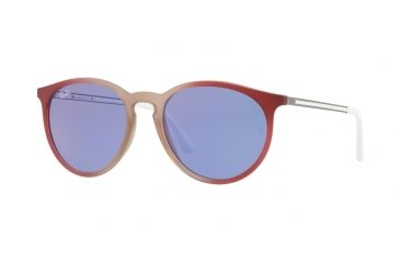 Image of Ray-Ban RB4274 Single Vision Prescription Sunglasses, 53mm, Grad Bord/rubber Lt Brown Tr, RB4274-6366D1-53-SV