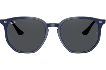 Image of Ray-Ban RB4306 Sunglasses, Dark Grey Lenses, Blue, 54, RB4306-657687-54
