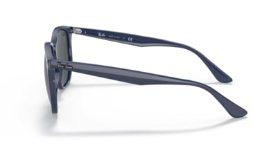 Image of Ray-Ban RB4306 Sunglasses, Dark Grey Lenses, Blue, 54, RB4306-657687-54