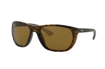 Image of Ray-Ban RB4307 Progressive Prescription Sunglasses, 61mm, Tortoise/Brown, RB4307-710-73-61-PRO