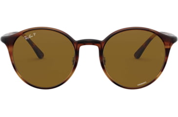 Image of Ray-Ban RB4336CH Sunglasses, Striped Red Havana, 50, RB4336CH-820-BB-50