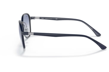Image of Ray-Ban RB4341 Sunglasses, Clear Gradient Light Blue Lenses, Sanding Dark Blue, 51, RB4341-633119-51