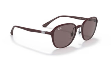 Image of Ray-Ban RB4341 Sunglasses, Violet Lenses, Sanding Dark Violet, 51, RB4341-64457N-51