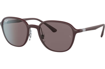 Image of Ray-Ban RB4341 Sunglasses, Violet Lenses, Sanding Dark Violet, 51, RB4341-64457N-51