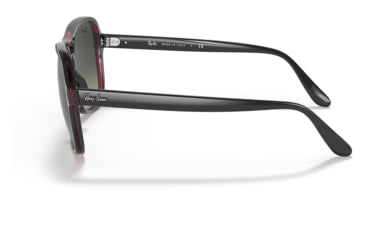 Image of Ray-Ban RB4356 State Side Sunglasses, Transparent Grey Frame, Grey Gradient Lens, 58, RB4356-660571-58