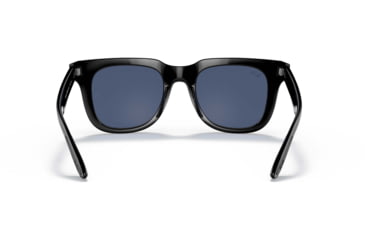 Image of Ray-Ban RB4368 Sunglasses, Dark Blue Lenses, Black Transparent Black, 51, RB4368-654580-51