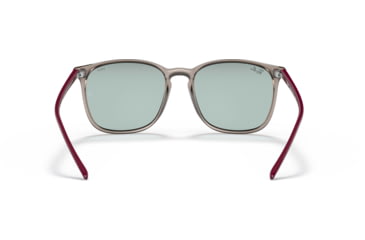 Image of Ray-Ban RB4387 Sunglasses, Evolve Photo Green to Blue Lenses, Transparent Grey, 56, RB4387-6572Q5-56