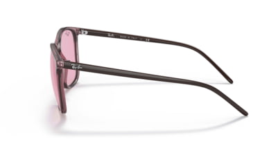 Image of Ray-Ban RB4387 Sunglasses, Evolve Photo Pink to Blue Lenses, Transparent Violet, 56, RB4387-6574Q3-56