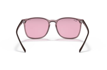 Image of Ray-Ban RB4387 Sunglasses, Evolve Photo Pink to Blue Lenses, Transparent Violet, 56, RB4387-6574Q3-56