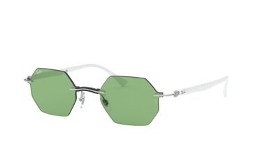 Image of Ray-Ban RB8061 Sunglasses 003/2-53 - , Dark Green Lenses