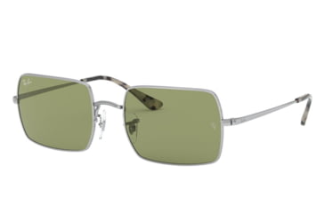 Image of Ray-Ban RECTANGLE RB1969 Sunglasses 91974E-54 - , Bottle Green Lenses