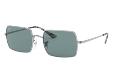 Image of Ray-Ban RECTANGLE RB1969 Sunglasses 919756-54 - , Azure Mirror Blue Lenses