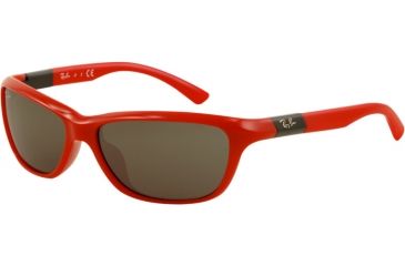 Image of Ray-Ban RJ9054S Single Vision Prescription Sunglasses RJ9054S-189-71-5113 - Lens Diameter 51 mm, Frame Color Red