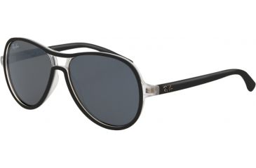 Image of Ray-Ban RJ9055S Sunglasses 191/80-5012 - Blue Transparent Frame, Blue Lenses