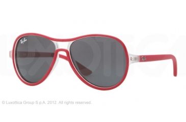 Image of Ray-Ban RJ9055S Sunglasses 193/87-5012 - Cyclamen Frame, Transparent Gray Lenses