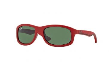 Image of Ray-Ban RJ9058S Bifocal Prescription Sunglasses RJ9058S-700271-50 - Lens Diameter 50 mm, Frame Color Matte Red